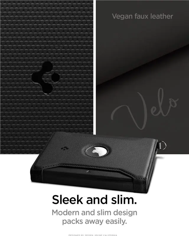 Spigen Universal AirTag Passport Holder, black