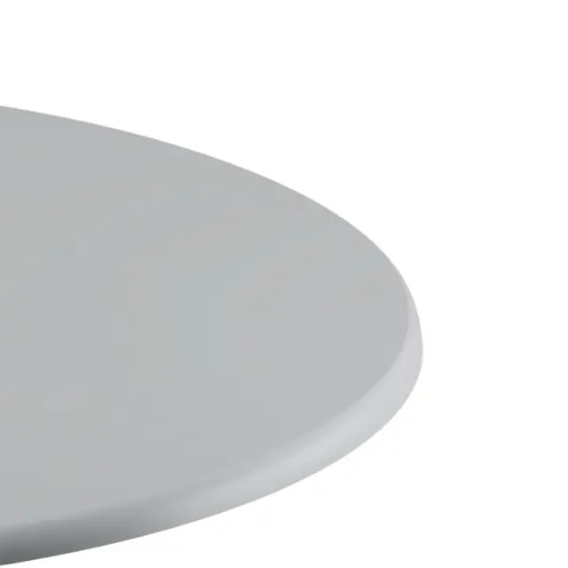 Επιφάνεια τραπεζιού Skyline pakoworld Werzalit ivory Φ60εκ πάχους 25mm 3