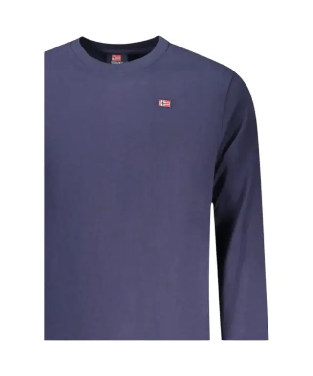 Norway Nautical School - Ανδρικό T-shirt Μακρυμάνικο 856072-NAVY Μπλε Ναυτικό 3