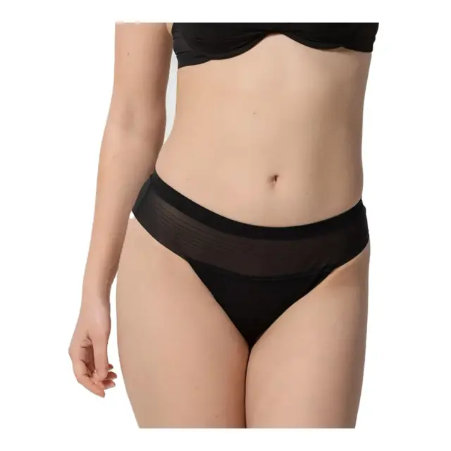 Luna Γυναικείο String Lust Διαφάνεια, Χρώμα Μαύρο