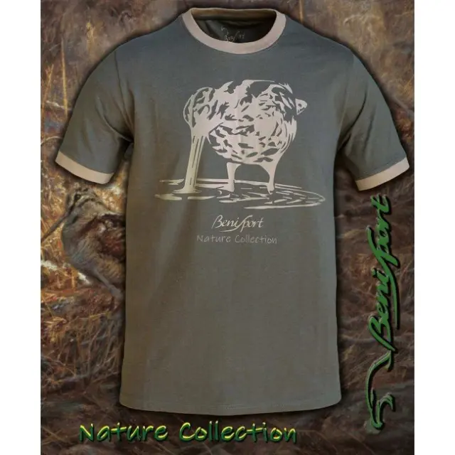 BeniSport T-Shirt 4101-Μπλουζάκι Aπεικόνιση Mπεκάτσας - 06-Χακί-Olive Green