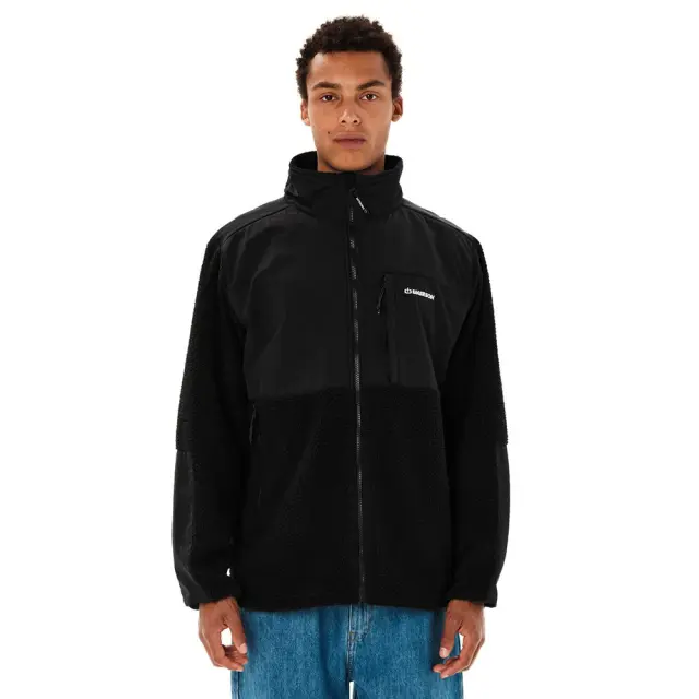 Emerson Men's Full Zip Sherpa (262.EM290.51-Black) - Μαύρο