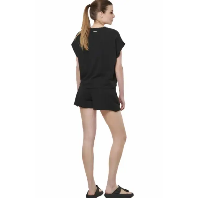 Body Action Women's Natural Dye Slub Sleeveless Top Μαύρο 041518-01 (Body Action) 3