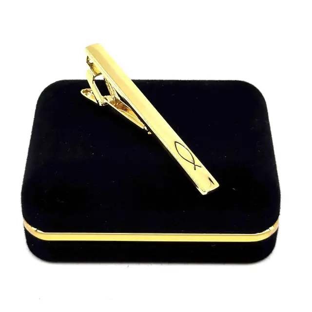 Χρυσαφί Κλιπ Γραβάτας 6 cm – LGD-TC-124/6CM 2