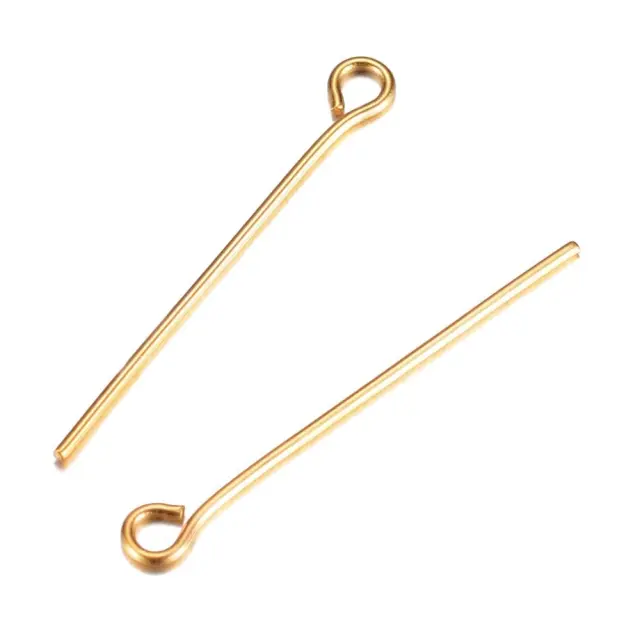 Γράνα Eye Pin Ανοξείδωτο Ατσάλι 304 Golden 40mm - 7.1gr (~50τεμ)