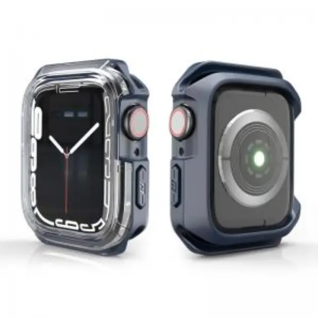 Θήκη TPU & PC Devia Apple Watch 7/ 8/ 9 45mm Shock Proof Sport Σκούρο Μπλε N62147 3