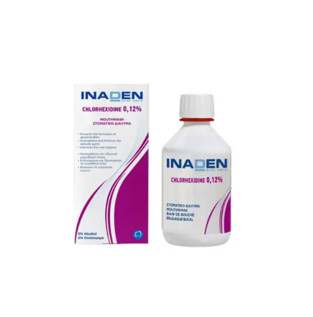 Inaden Chlorhexidine 0.12% Mouthwash Στοματικό Διάλυμα με Χλωρεξιδίνη 250ml