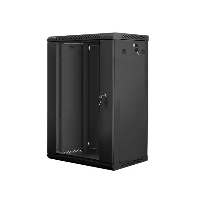 Lanberg Καμπίνα Rack 19" 18U 600X450 Black V2 (WF01-6418-10B)