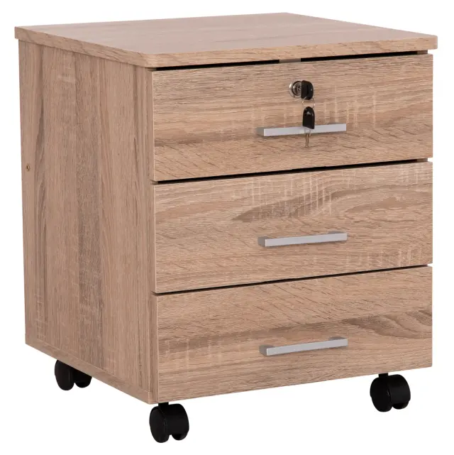 ΣΥΡΤΑΡΙΕΡΑ ΓΡΑΦΕΙΟΥ FB92282.02 ΣΕ SONAMA ΧΡΩΜΑ 39.5x40x46.5Υεκ