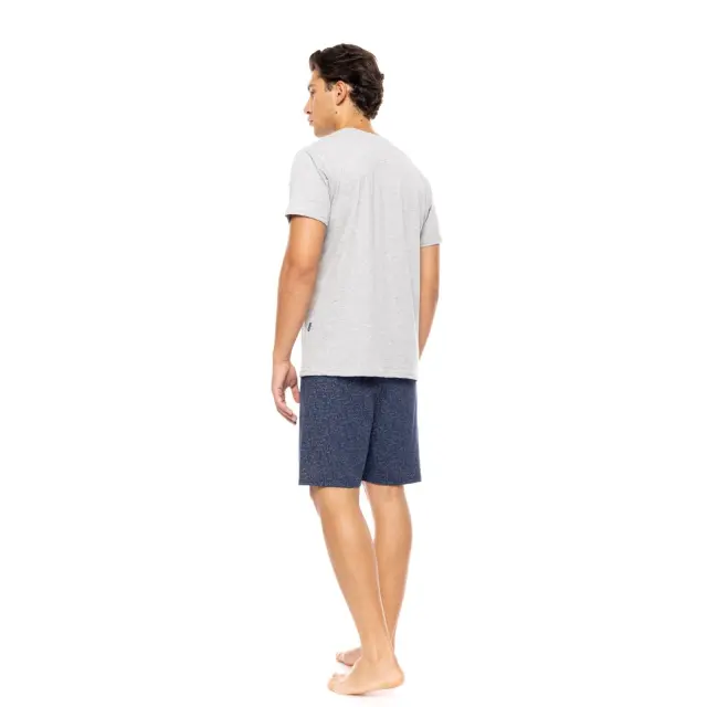 Ανδρική Πυτζάμα S-M568 Deep Blue Grey Ulisse 2