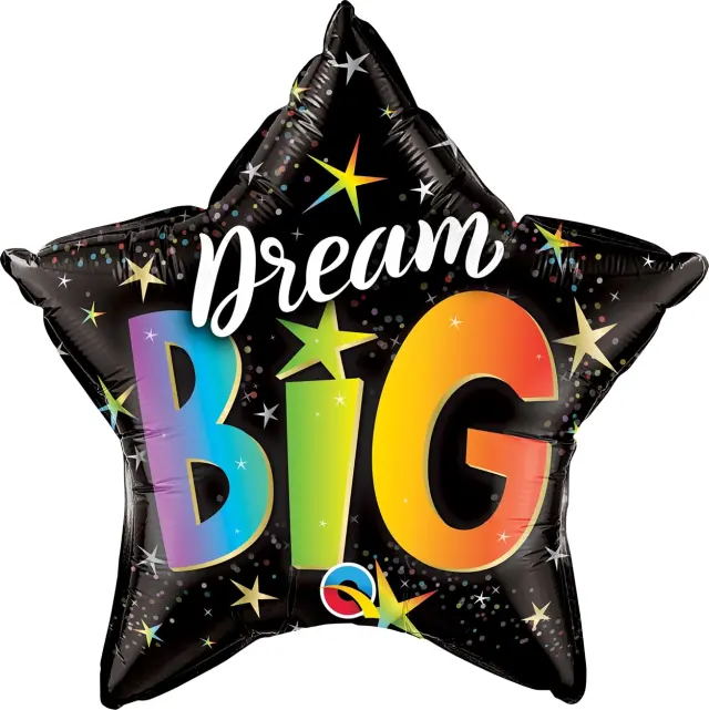Μπαλόνι Φοιλ 20 Dream Big Rainbow Stars
