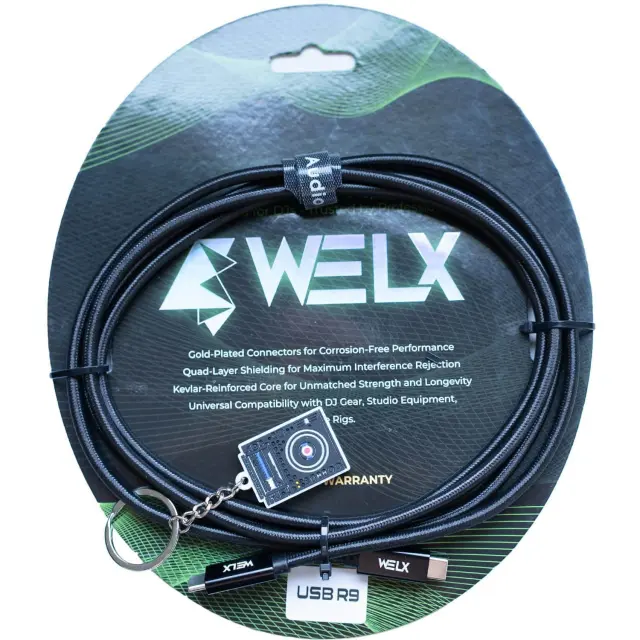 WELX Premium USB-C to USB-C 3.2 Gen2x2 (20Gpbs) – 1.5m (R9)