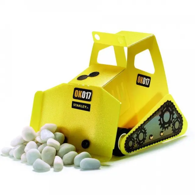 Stanley Jr OK017-SY - Ξύλινη Κατασκευή Παιχνίδι Bulldozer