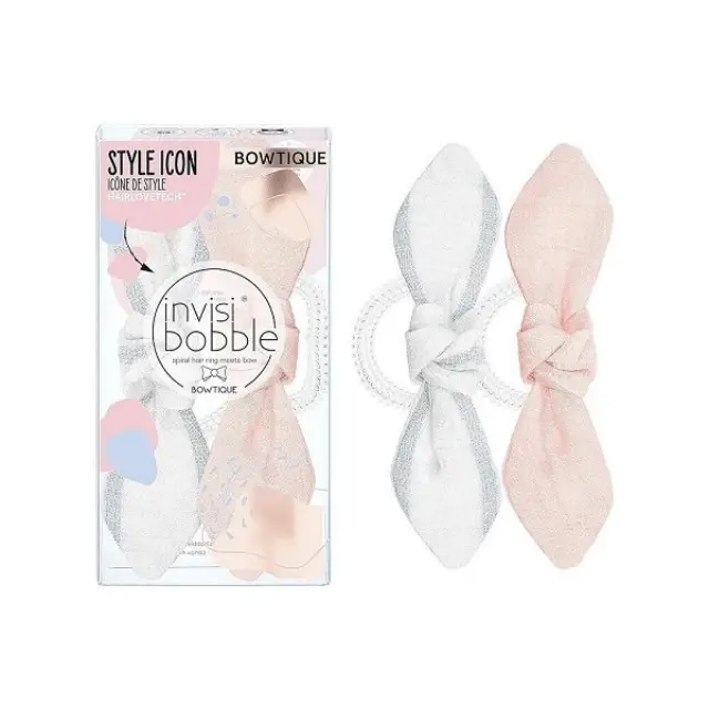 Invisibobble Bowtique Duo Nordic Breeze Lemming Go Αξεσουάρ Μαλλιών 2τεμ