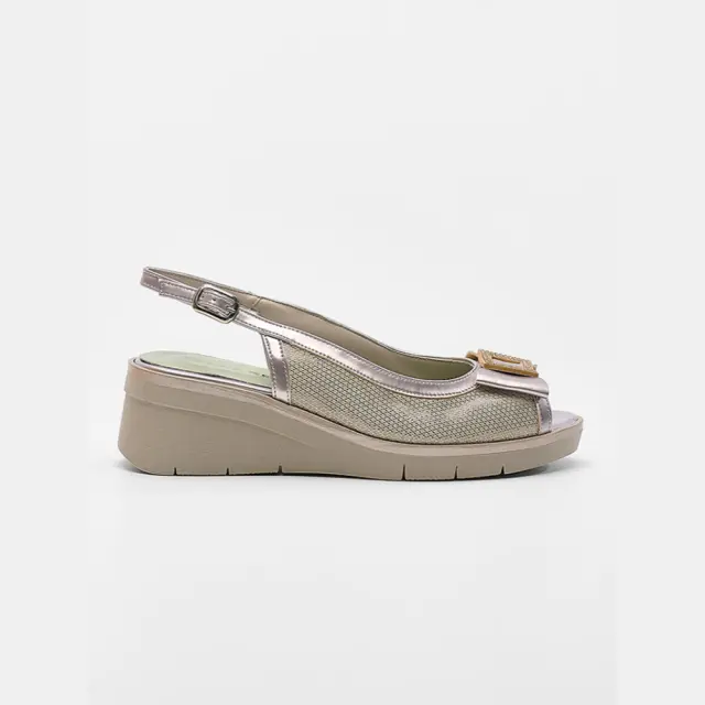 Donna Serena Πέδιλα Γυναικείο δέρμα Γκρί DSE/5177 BEIGE