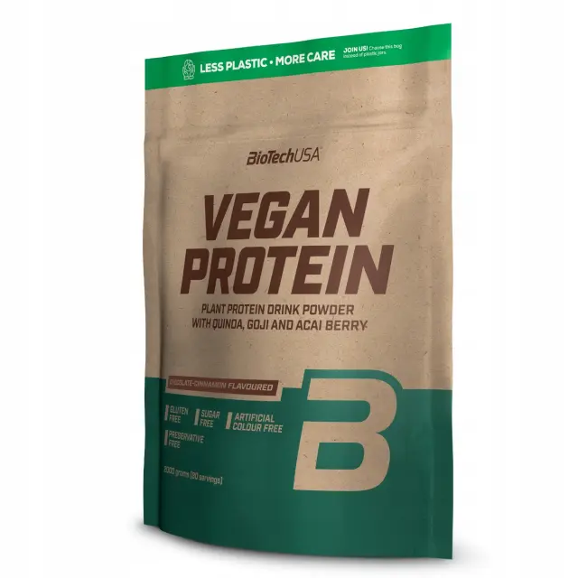 Biotech USA Vegan Protein Χωρίς Γλουτένη & Λακτόζη με Γεύση Chocolate Cinnamon 2kg