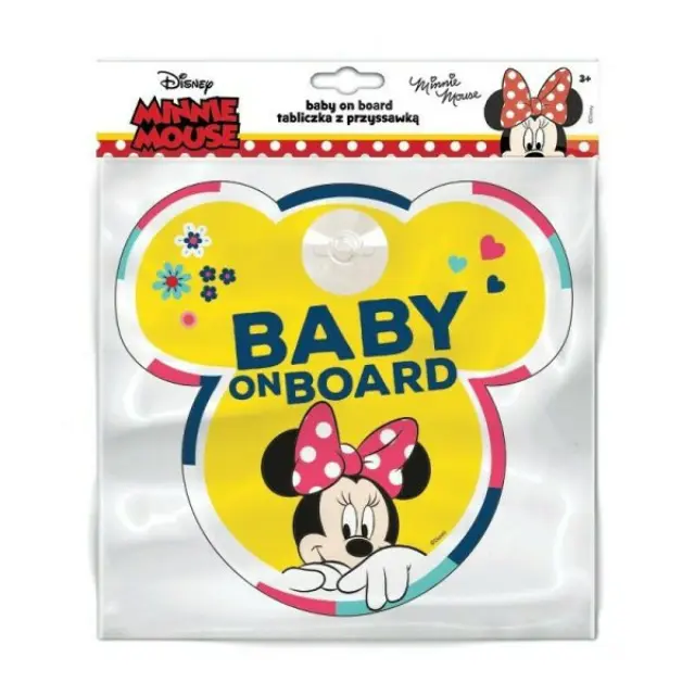 Seven Σήμα Αυτοκινήτου Baby on Board με Βεντούζα Minnie 2