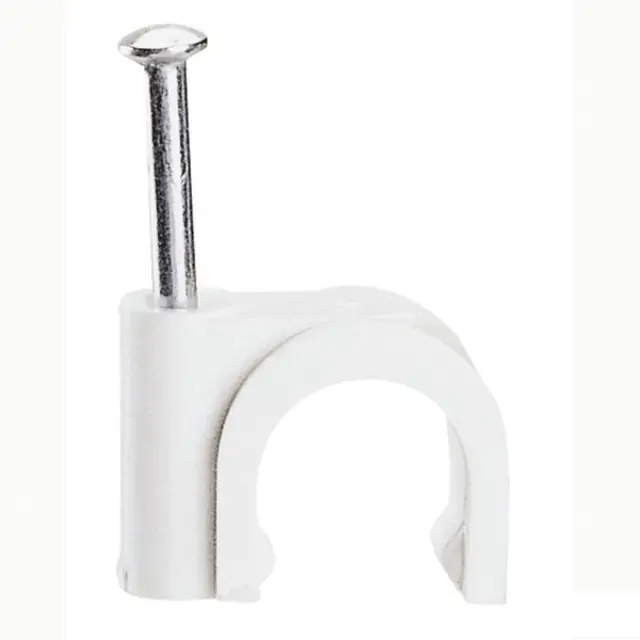 Cable clip Fixfor - for concrete materials - for cable 10 mm² - white