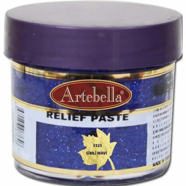 Artebella Γκλίτερ Πάστα Relief - 3325 Blue - 50ml