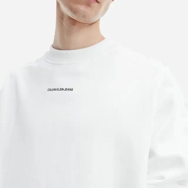 Calvin Klein - Ανδρικό Φούτερ J30J318507-YAF Λευκό - XL 3