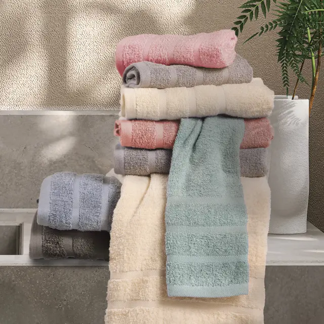 DAS HOME ΣΕΤ ΠΕΤΣΕΤΕΣ 3ΤΕΜΑΧΙΩΝ BEST 0706 TAUPE 2
