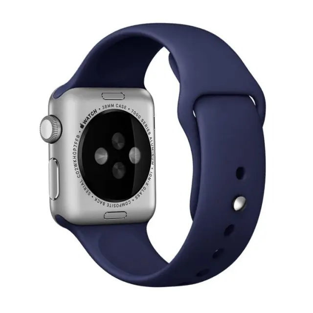Λουράκι Σιλικόνης για Apple Watch 38/40/41/42(series 10/11/12)mm - Dark Blue OEM