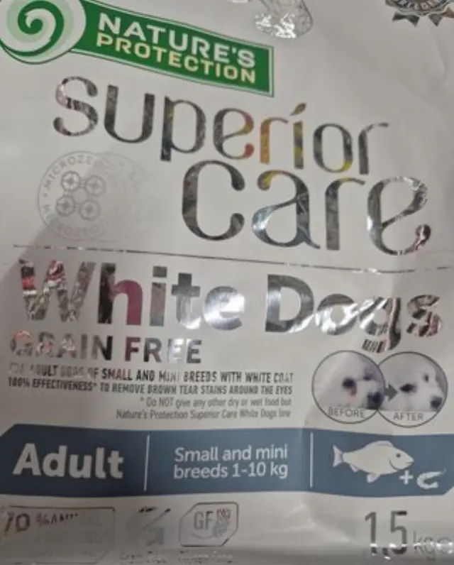 Nature s Protection Superior Care Grain Free White Dog White Fish Small & Mini Adult Ξηρά Τροφή Σκύλου με Λευκά Ψάρια 1.5kg