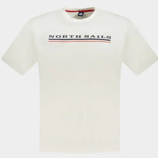 Αντρικό T-shirt North Sails 996020000_BI0101 Λευκό - 2XL