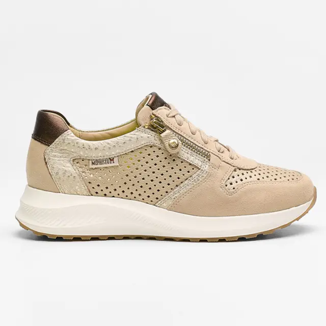 Mephisto Sneakers Γυναικείο δέρμα Μπεζ MEP/KIM PERF BEIGE