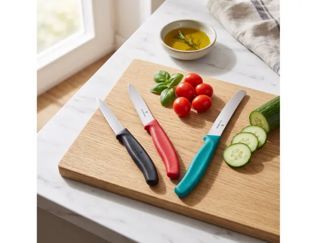 Σετ Μαχαίρια Γενικής Χρήσης Victorinox Swiss Classic με μήκος λεπίδας 8cm, 10cm και 11cm - Multicolour - 3 τεμάχια6.7116.34C1