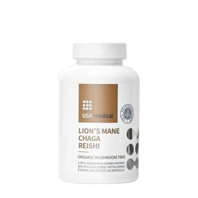 USA medical Organic Mushroom Trio