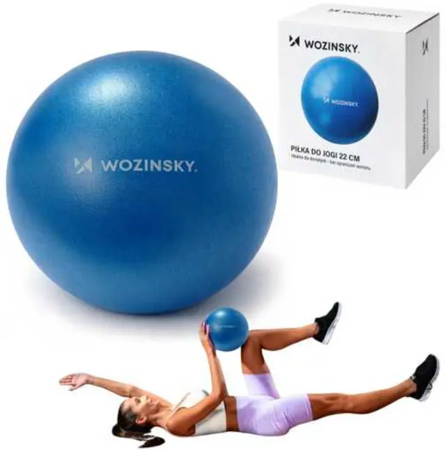 Wozinsky WPDP-N22 Μπάλα Pilates & Αποκατάστασης 22 cm Μπλε 3