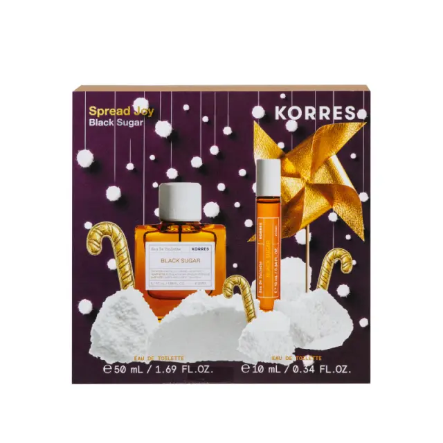 KORRES Black Sugar Set Eau De Toilette 50ml + 10ml