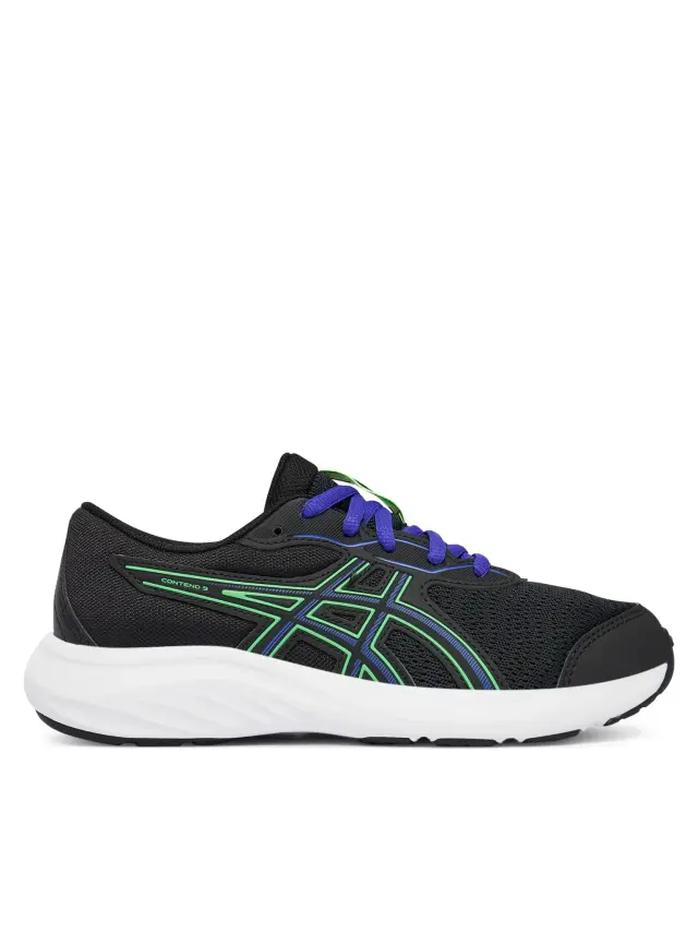 Asics Contend 9 GS Black/Vital Green 1014A337-009 - 40