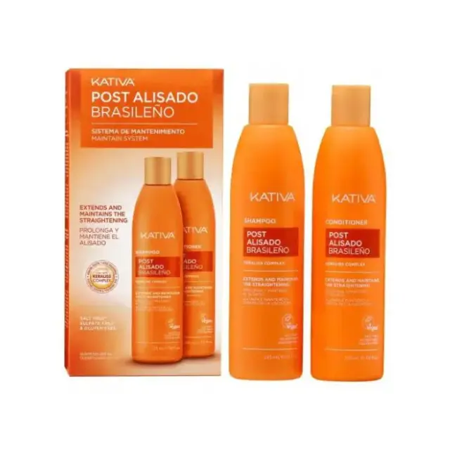 POST ALISADO KERATINA KIT X2 NEW (EU) KATIVA