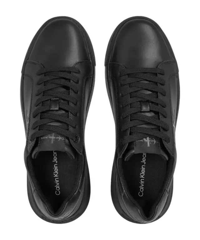 Calvin Klein - Cupsole Mono Lth Ανδρικά Chunky Sneakers YM0YM00681-0GT Μαύρο - 45 3