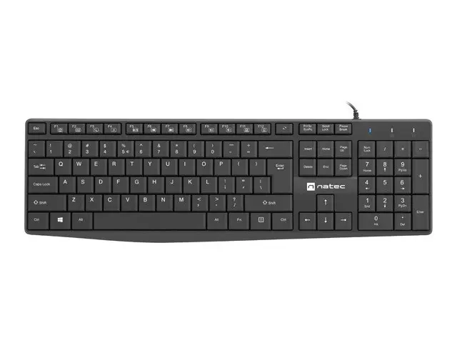 Natec Keyboard Nautilus 100% Black (NKL-1950)