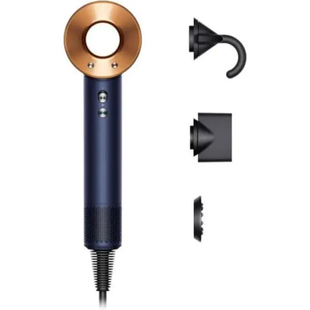 Dyson Πιστολάκι Μαλλιών Supersonic Straight+Wavy 1600W Prussian Blue / Copper (113277-01)