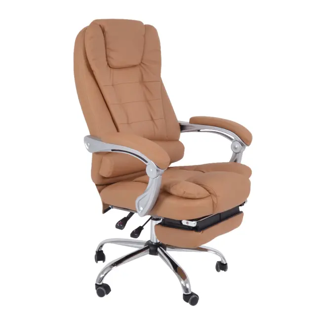 Πολυθρόνα Γραφείου Relax PU Μπεζ BF9700 67x72x120/128cm