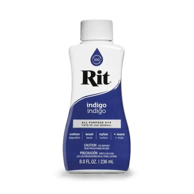 RIT DYE Liquid All-Purpose Βαφή Υφασμάτων – Indigo 236ml
