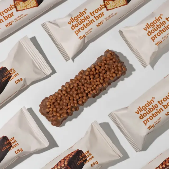 Vilgain Double Trouble Protein Bar Choco Bueno 3