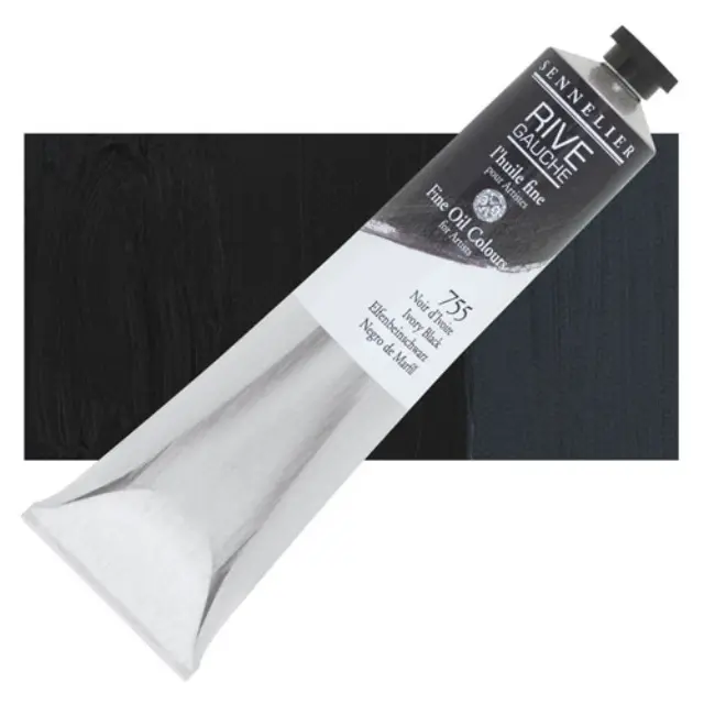 Sennelier Λάδι Rive Gauche 755 Ivory Black - 200ml