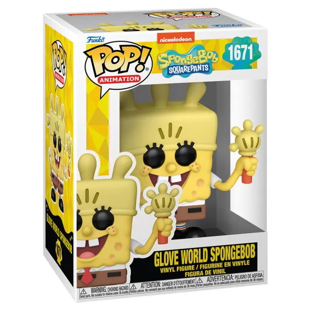 Φιγούρα Funko Pop! Animation: SpongeBob SquarePants - Glove World SpongeBob #1671 Vinyl Figure