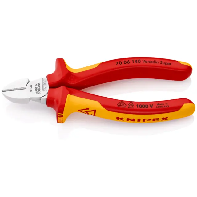 Knipex 7006140 Πλαγιοκόφτης με βαριά μόνωση 1000V & VDE Νο140mm