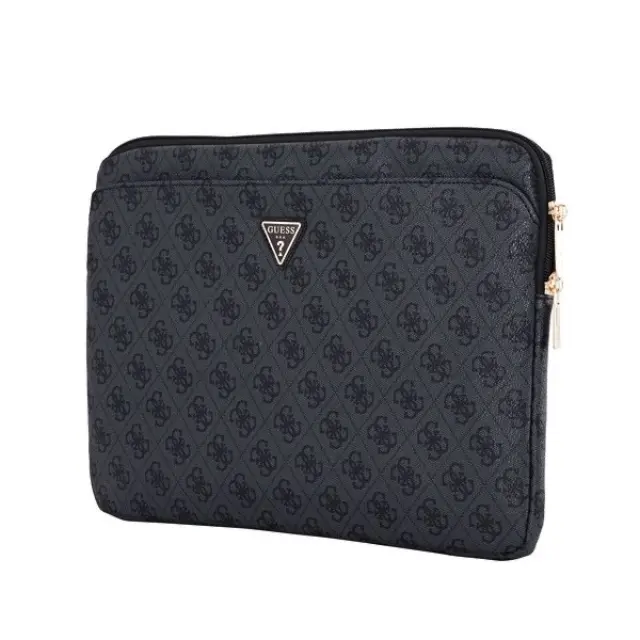 Guess PU 4G Triangle Logo Sleeve for Notebook 14" Black 2