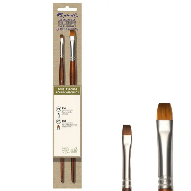 Raphael Precision 8938 Σετ 2 Πινέλα - No4 & Νο12