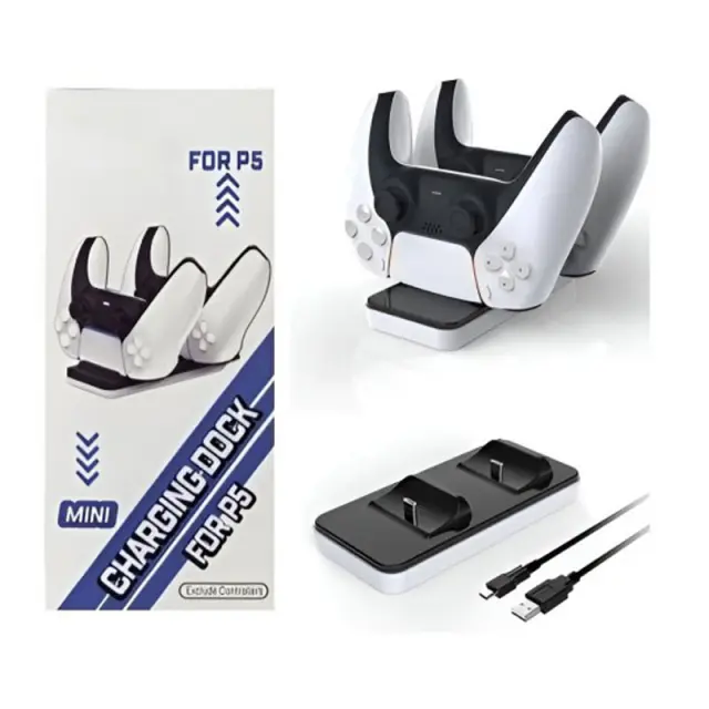 Mini Βάση Φόρτισης για Χειριστήρια PS5 - Mini Charging Dock for PS5 Controllers 0185016 2