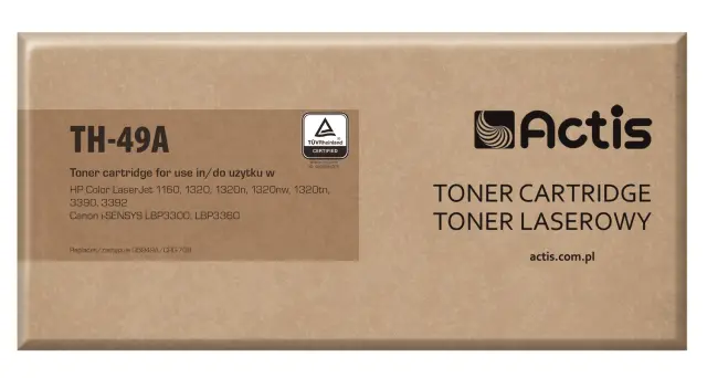 Actis TH-49A Toner (replacement for HP 49A Q5949A, Canon CRG-708 Standard 2500 pages black)