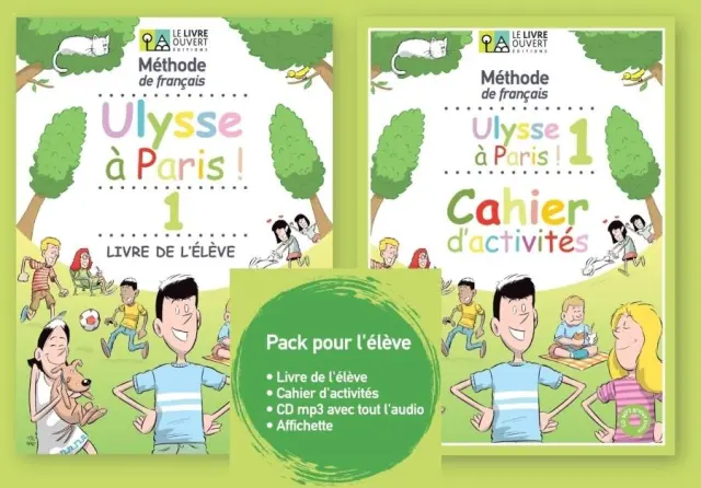 ULYSSE A PARIS 1 PACK ELEVE (LE + CA + CD MP3 + AFFICHETTE)
