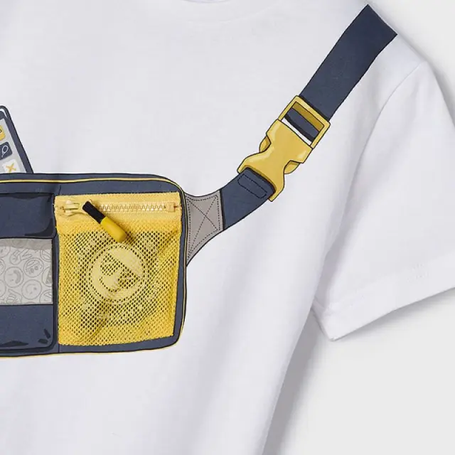 Mini 2 έως 10 ετών Μπλούζα Better Cotton λευκό 2